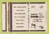 Matchbook Cover - Dewald Fluid Power Tools 40 Strike