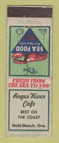 Matchbook Cover - Rogue River Cafe Gold Beach OR WEAR