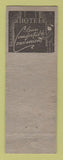 Matchbook Cover - College Inn Hotel Bar Flint MI girlie