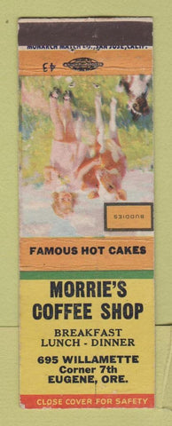 Matchbook Cover - Morrie's Coffee Shop Eugene OR