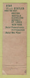Matchbook Cover - Hotel William Penn Pittsburgh PA WEAR