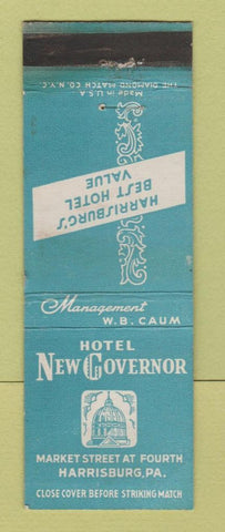 Matchbook Cover - Hotel New Governor Harrisburg PA