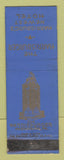Matchbook Cover - Harrisburger Hotel Harrisburg PA WEAR