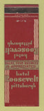 Matchbook Cover - Hotel Roosevelt Pittsburgh PA