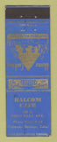 Matchbook Cover - Balcom Cafe Colorado Springs WEAR