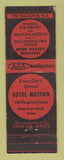 Matchbook Cover - Hotel Mayfair Sioux City IA WEAR