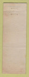 Matchbook Cover - English Terrace Restaurant Fort Wayne IN WORN