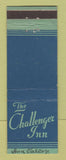 Matchbook Cover - The Challenger Inn Sun Valley ID WRITING WEAR