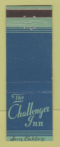 Matchbook Cover - The Challenger Inn Sun Valley ID WRITING WEAR