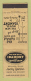 Matchbook Cover - Idamont Hotel Rexburg ID WEAR