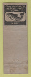 Matchbook Cover - Tarpon Bar St Petersburg FL WORN
