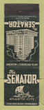 Matchbook Cover - Senator Hotel Atlantic City NJ WEAR