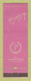 Matchbook Cover - Palmer House Hotel Chicago IL Le Petit Cafe WEAR