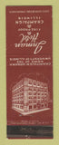 Matchbook Cover - Inman Hotel Champaign IL WEAR