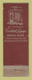 Matchbook Cover - Inman Hotel Champaign IL WEAR