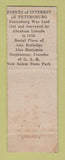 Matchbook Cover - New Salem Hotel Petersburg IL WRITING WEAR
