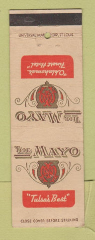 Matchbook Cover - Mayo Hotel Tulsa OK