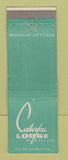Matchbook Cover - Caberfae Lodge Cadillac MI WEAR
