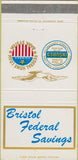 Matchbook Cover - Bristol Federal Savings  and  Loan CN 30 Strike