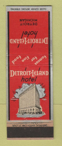 Matchbook Cover - Detroit Leland Hotel MI WEAR
