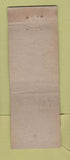 Matchbook Cover - Auditorium Hotel Cleveland OH Webster Hall Detroit DQ WEAR