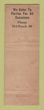 Matchbook Cover - Hotel Hancock MD WORN