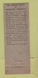 Matchbook Cover - Hotel Kahler Rochester MN