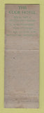 Matchbook Cover - Green Parrot Restaurant Rochester MN WEAR