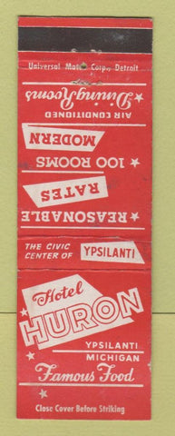 Matchbook Cover - Hotel Huron Ypsilanti MI WEAR
