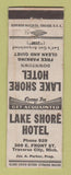 Matchbook Cover - Lake Shore Hotel Traverse City MI WEAR