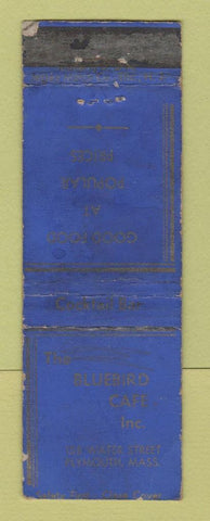 Matchbook Cover - Bluebird Cafe Plymouth MA WORN