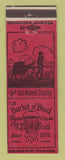 Matchbook Cover - Bucket of Blood Virginia City NV