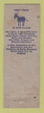Matchbook Cover - Bucket of Blood Virginia City NV