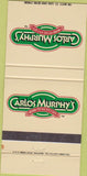 Matchbook Cover - Carlos Murphy's Mexican Restaurant 30 Strike