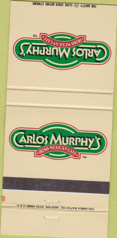 Matchbook Cover - Carlos Murphy's Mexican Restaurant 30 Strike
