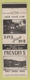 Matchbook Cover - Frency's Bar Cafe Wolf Creek MT