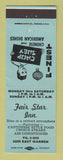 Matchbook Cover - Fair Star Inn Chinese Restaurant Detroit MI