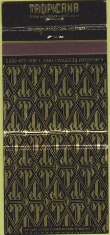 Matchbook Cover - Tropicana Hotel Casino Las Vegas NV 30 Strike