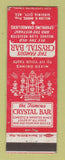Matchbook Cover - Crystal Bar Virginia City NV