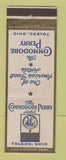 Matchbook Cover - Commodore Perry Hotel Toledo OH