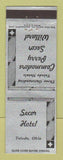 Matchbook Cover - Secor Hotel Toledo OH Willard Commodore Perry