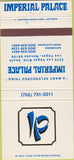 Matchbook Cover - Imperial Palace Hotel  and  Casino Las Vegas NV 30 Strike