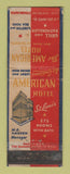 Matchbook Cover - American Hotel St Louis MO WORN