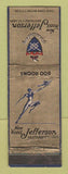 Matchbook Cover - New Hotel Jefferson St Louis MO WEAR