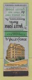 Matchbook Cover - Valley Forge Hotel Norristown PA WORN