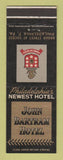 Matchbook Cover - John Bartram Hotel Philadelphia PA