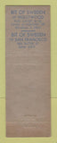 Matchbook Cover - Bit of Sweden San Francisco CA WEAR