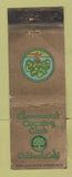 Matchbook Cover - Claremont Country Club Oakland CA WORN