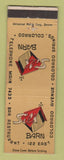 Matchbook Cover - Sil's Barn Colorado Springs WEAR