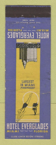 Matchbook Cover - Hotel Everglades Miami FL girlie WEAR